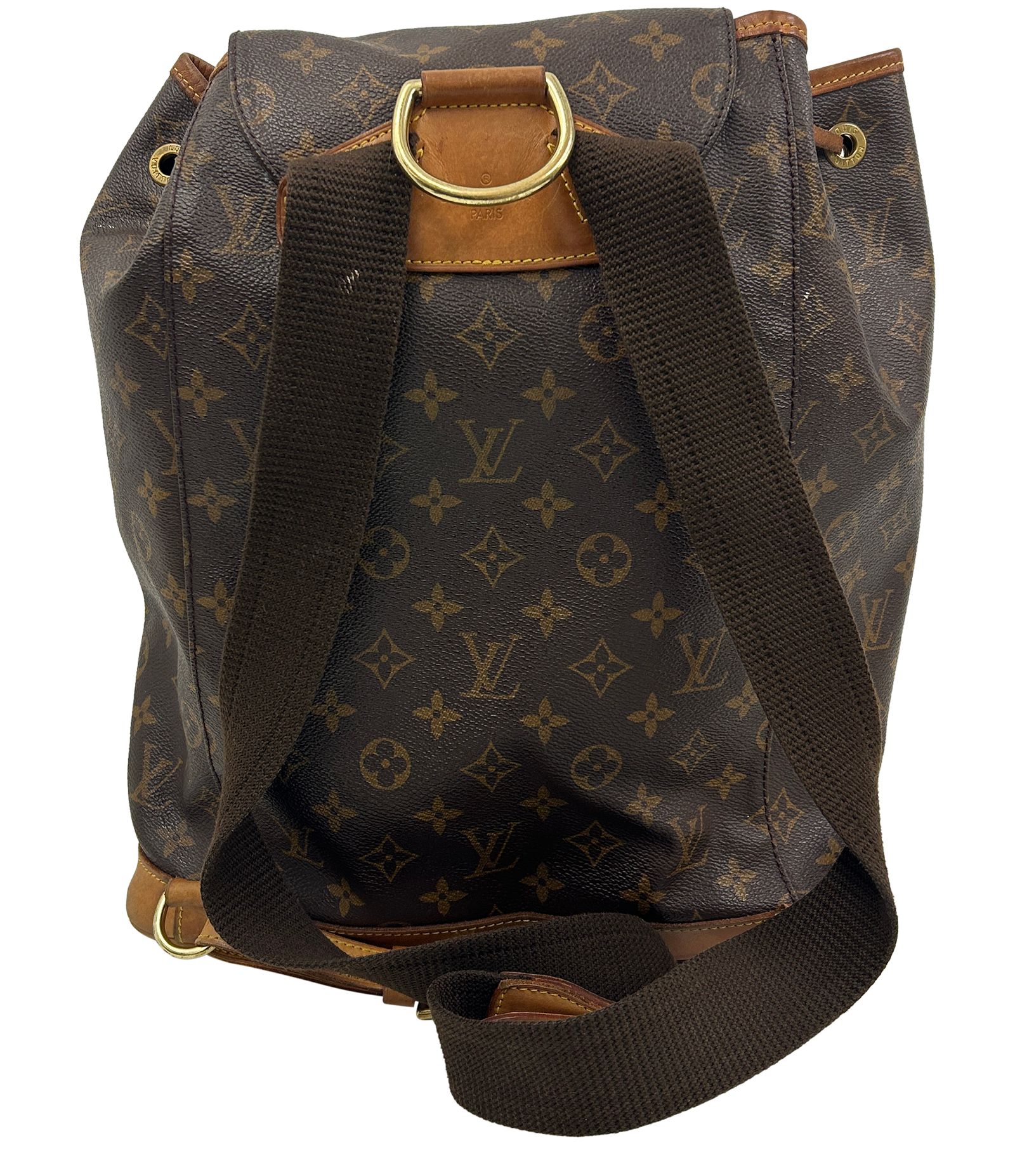 Mochila MontSouri, 590&euro;, Bolso, Marrón, Canvas - General, Vista trasera